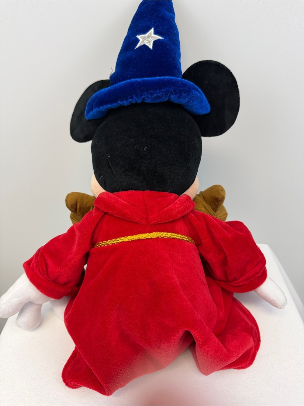 Disney Parks Sorcerer Mickey Fantasia Large Plush WDW Wizard Mickey Mouse - Picture 3 of 3